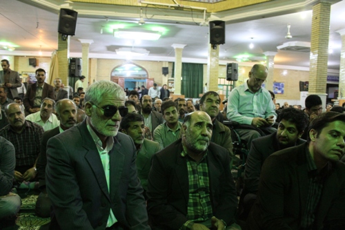 گزاش تصویری از استقبال باشکوه مردم از برادر شهید طهرانی مقدم