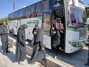 اعزام ۳ هزار و ۲۰۰ زائر چهارمحال و بختیاری با ۹۰ دستگاه اتوبوس به تهران و قم